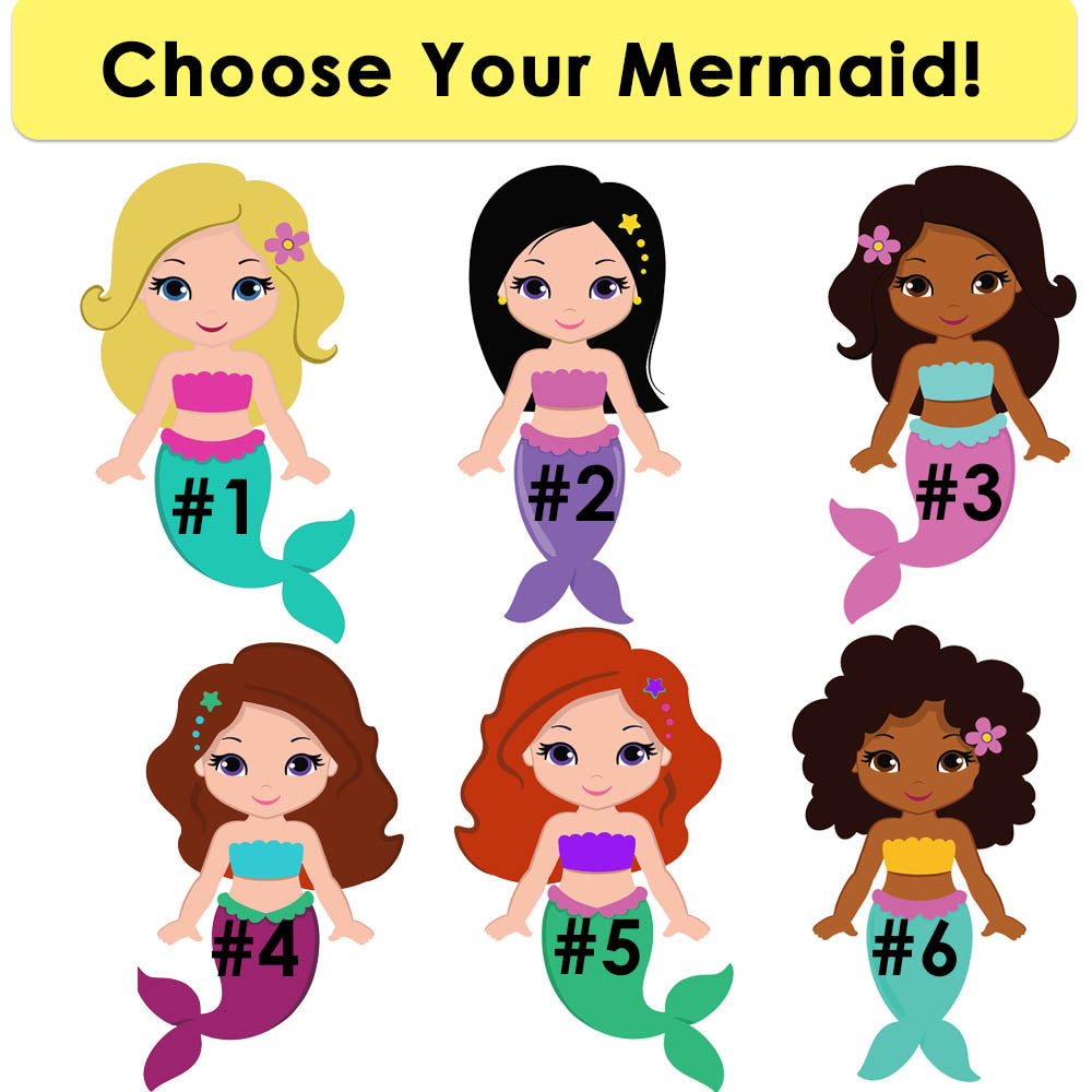 Handmade Personalized Mermaids Underwater Sequin Pillow Case