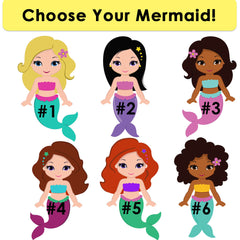 Handmade Personalized Mermaids Underwater Sequin Pillow Case