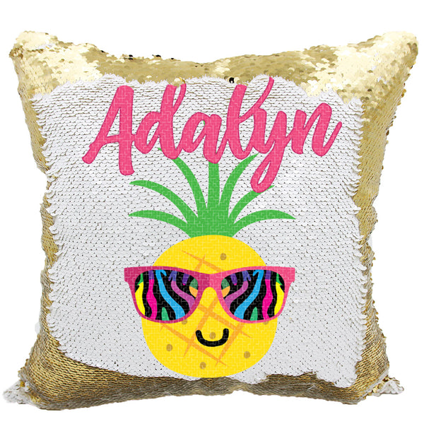 Sequin pineapple hot sale pillow