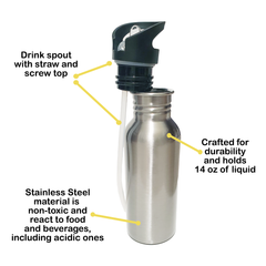 ** East Bay Stainless Steel Water Bottle