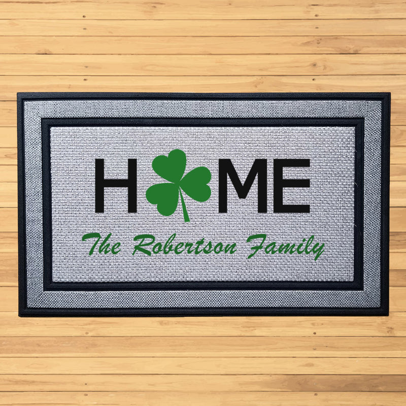 Personalized Home Clover Indoor/Outdoor Door Mat
