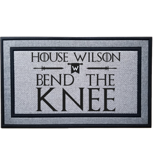 Personalized Bend The Knee Quote Indoor/Outdoor Door Mat