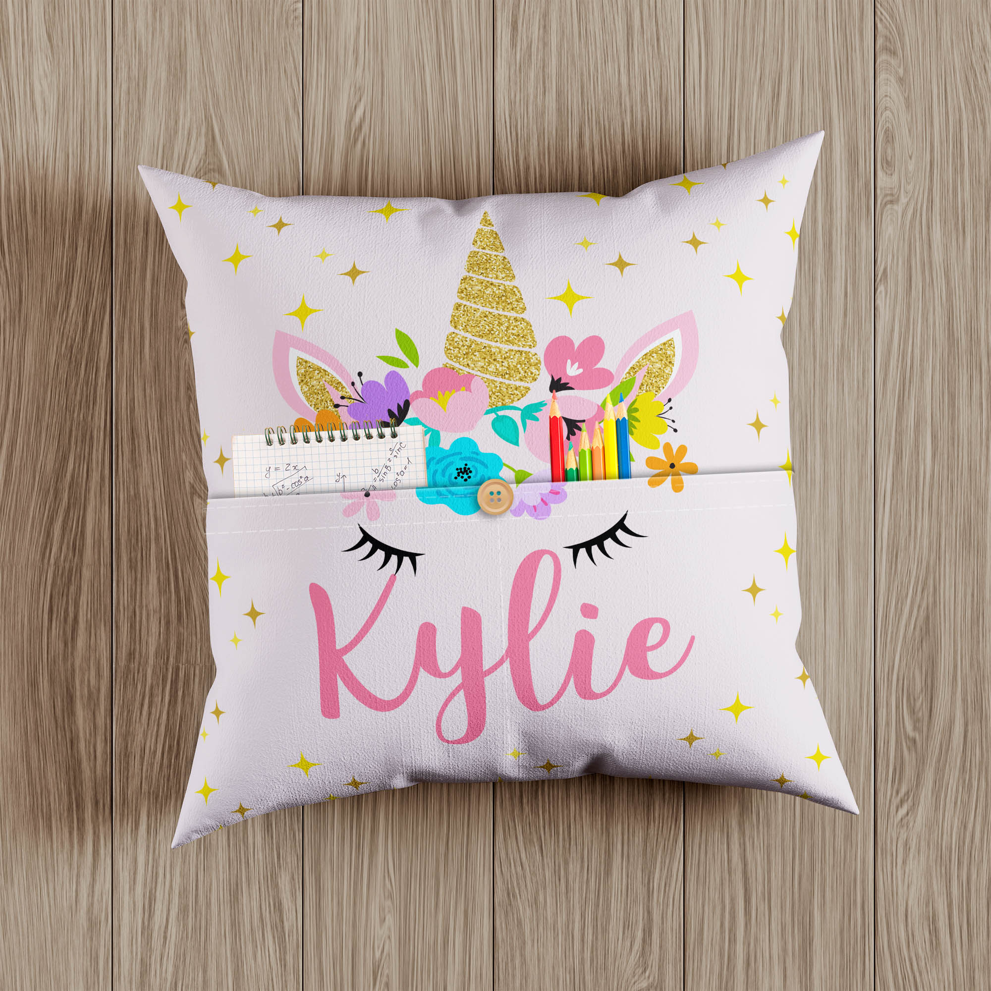 Sunflower Letter B Pillow Case, Floral Personalized Initial Cushion Cover,  Custom Monogram Pillow Case, Custom Pillow Cover,Throw Pillow, Pillow Cover