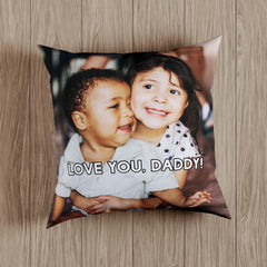 Custom Photo Pillow Design, Personalized Throw Pillow