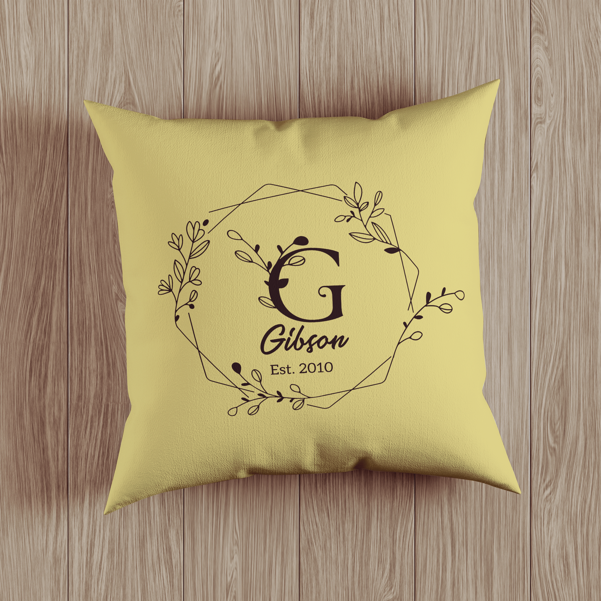 Sunflower Letter B Pillow Case, Floral Personalized Initial Cushion Cover,  Custom Monogram Pillow Case, Custom Pillow Cover,Throw Pillow, Pillow Cover